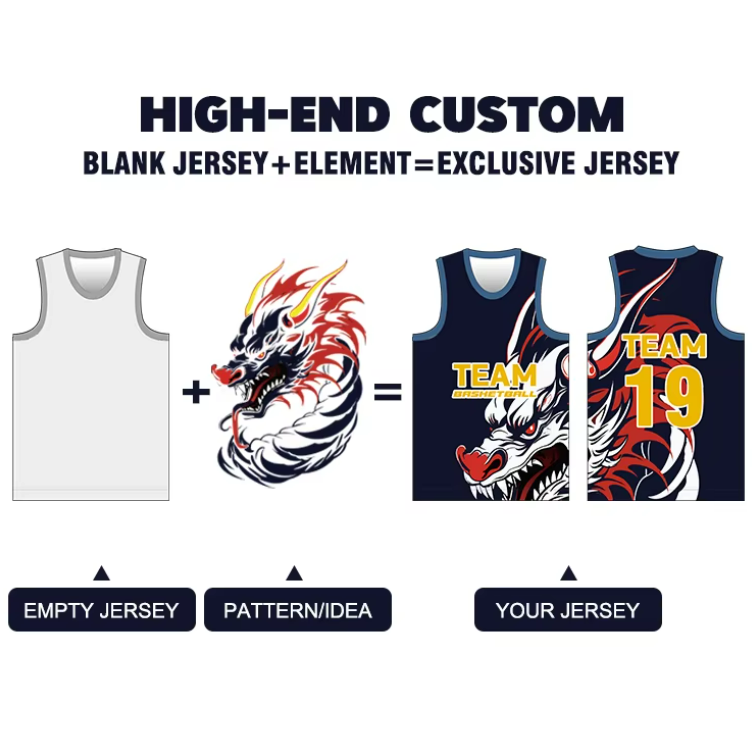 Jersmax custom basketball jersey