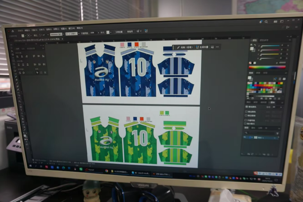 Jersmax custom design artwork for teamwear