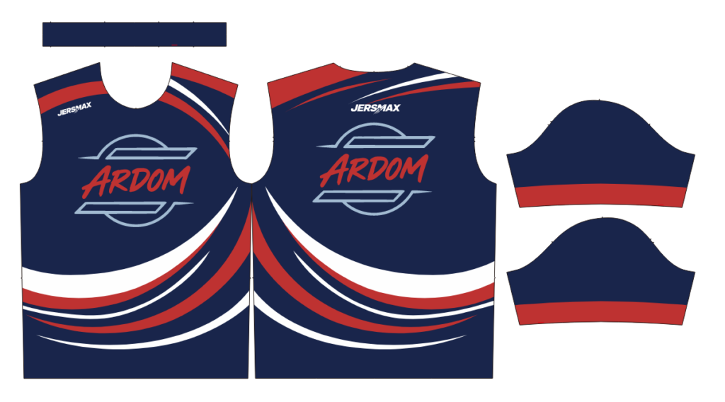 jersmax production layout for sublimation shirts